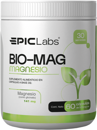BIOMAG magnesio glicinato de EPIC LABS
